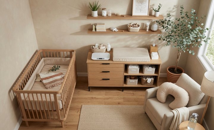 Warm nursery with baby and kids essentials for Australian homes